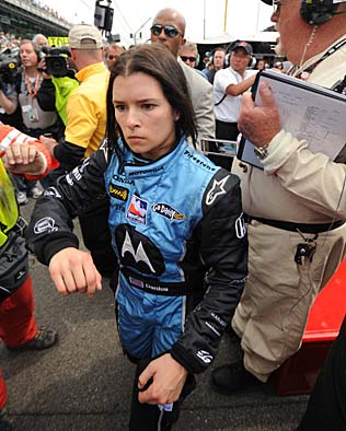 Danica Patrick has one big ass set of brass balls or it's that time of the